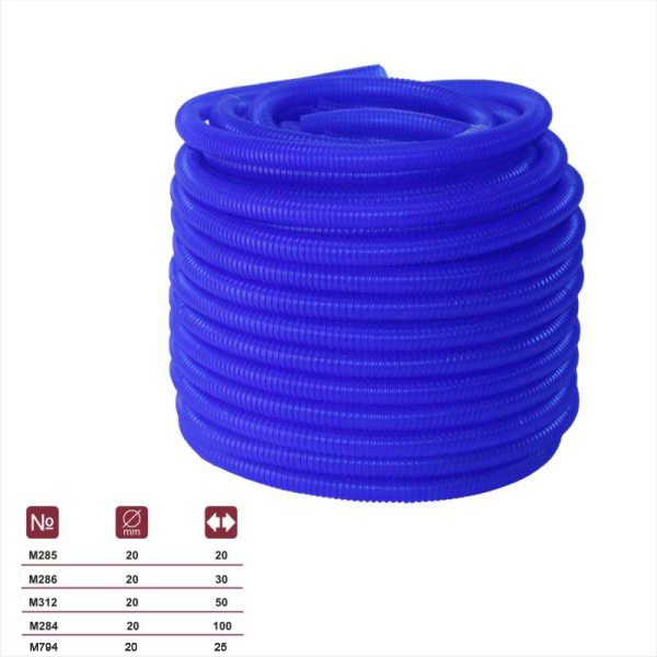 Шланг гофрированный d15-D20мм, 20м (микс)(то)