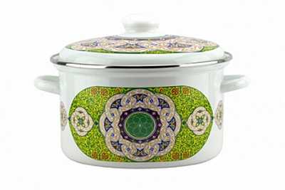 Кастрюля эмал  2,0л Восточная сказка