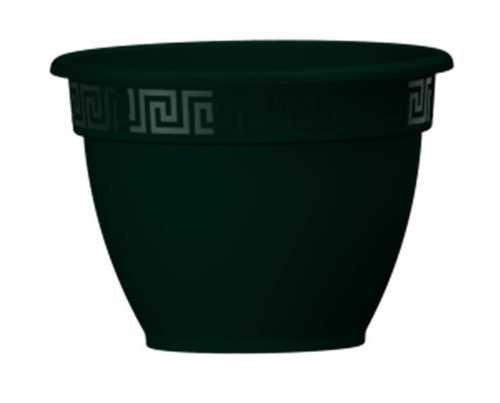 Горшок "Антик", D25, с поддоном 4.9л малахит (то)