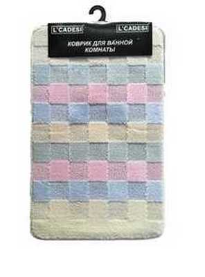 Комплект из 2 ковриков L'CADESI Marathon, 50х80 (U 50х40), Блок, розовый