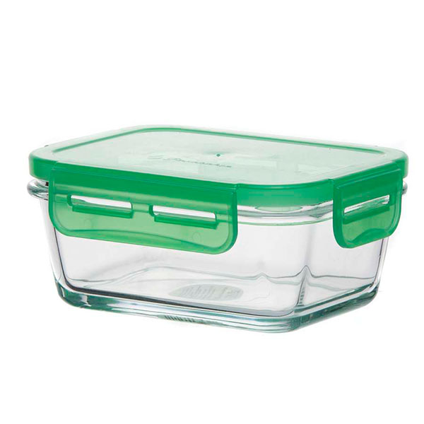 Контейнер с зеленой пласт.крышкой 400 мл