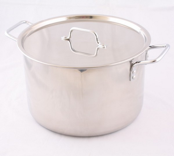 Котел 50л ОБЩЕПИТ (d50см; h28,5см)Сварной. Клепанные ручки