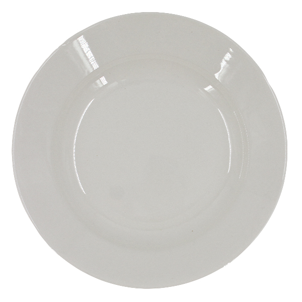 Тарелка керамическая Ø-22см (белье, 2сорт)
