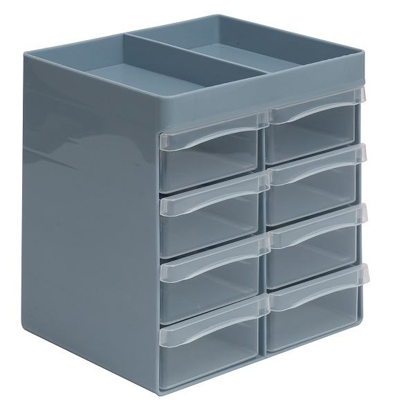 Органайзер для мелочей (серо-синий /прозрачный)