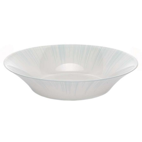 Тарелка глубокая упроч. Фокус 220 мм голубая 3цв.(рис.29082/А)