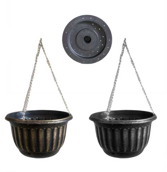 Кашпо для цветов подвесное БАРОККО диаметр 18см 6л