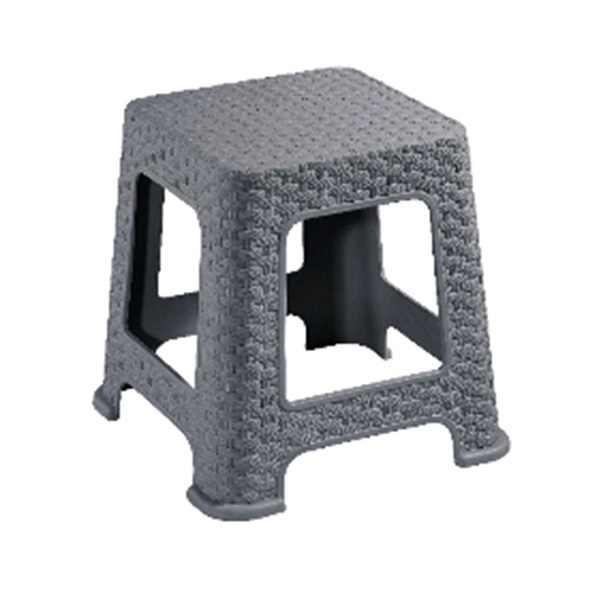 Табурет h33см "Ротанг" (серый)