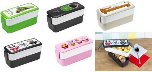 Контейнер для обеда 0,5+0,5л (то)