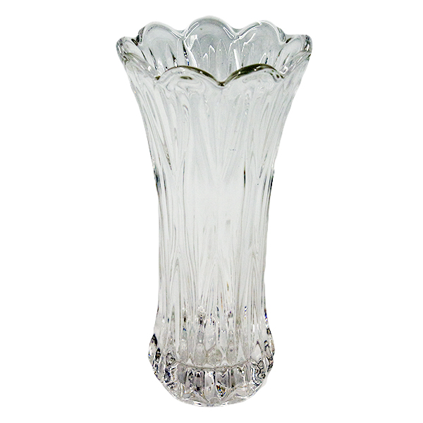 Ваза стеклянная для цветов h-19см без упаковки