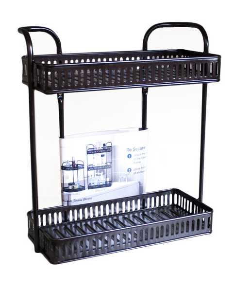 Полка металлическая 2-х ярусная 35*16*40см