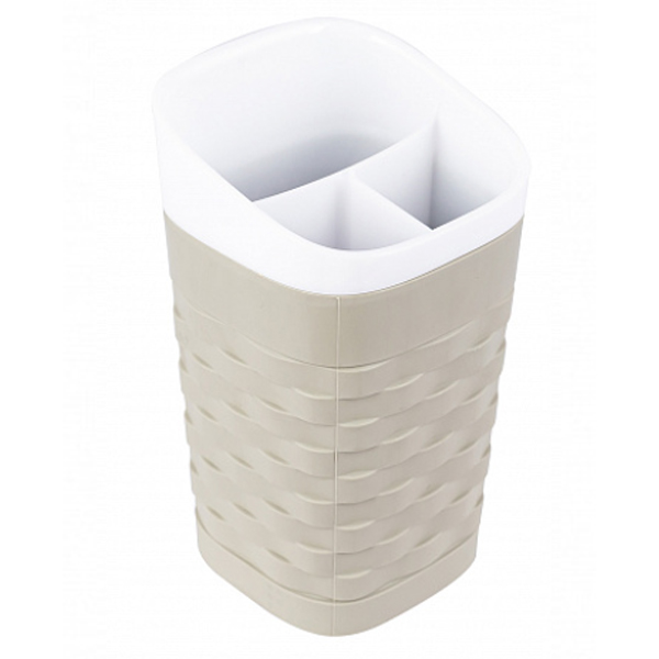 Стакан для зубных щеток Reef (серо-зеленый) (то)