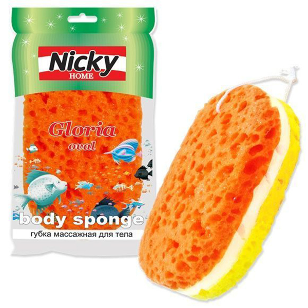 Губка для тела массажная GLORIA OVAL  Nicky Home Беларусь
