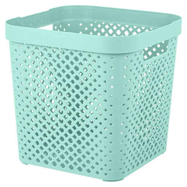 Корзинка Follow Me 310х310х297мм 20л розовый зефир (то)