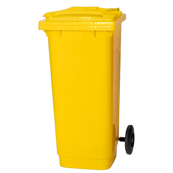 Контейнер для мусора 120л PROFI (желтый)