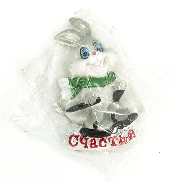 Магнит декоративный ЗАЯЦ 3,5*6см