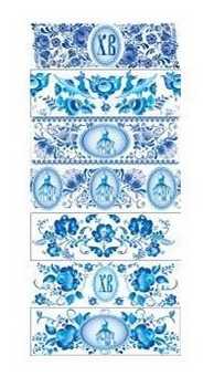 Пасхальная декор.термоусадочная пленка ГЖЕЛЬ