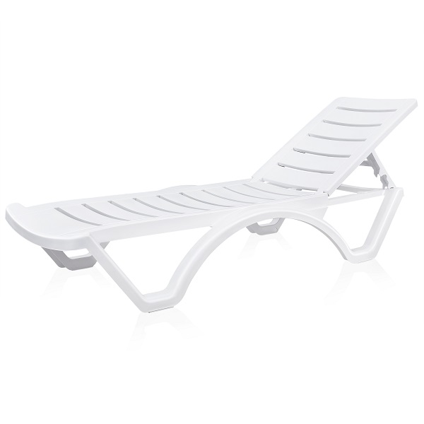 Шезлонг "Aqua" (белый)(то)