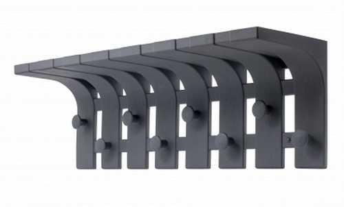 Полка Slip (729.6 х 207 х 245.6 мм)(мокрый асфальт) (то)