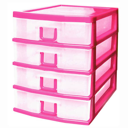 Комод мини 4-х секционный 26х18.5х30 см (то)