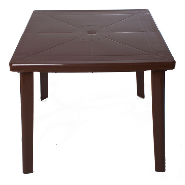 Стол квадратный 800*800 мм коричневый (то)