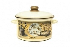 Кастрюля эмал  3,0л 21-Б1612/6-Кантри-Д