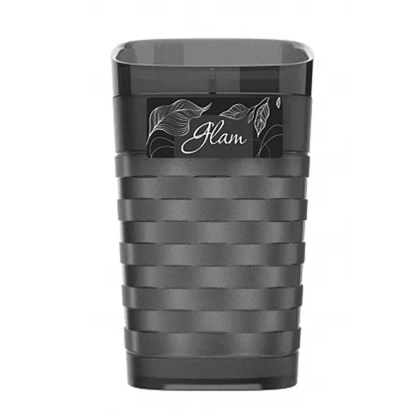 Стакан для зубных щеток Glam (графит) (то)