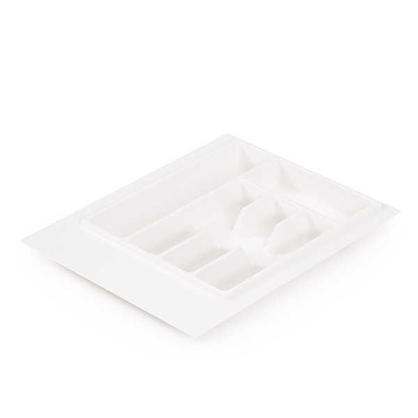 Лоток для столовых приборов "Универсал" (белый)  (то)