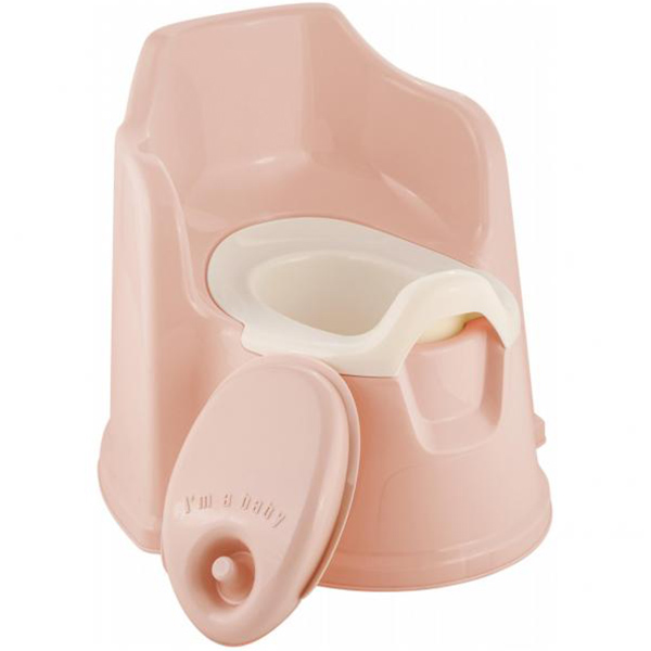 Горшок детский Lalababy Protect Me с крышкой розовый зефир (то)