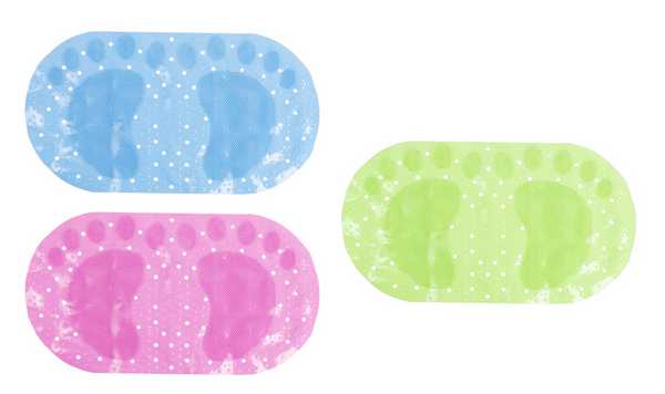 Коврик силиконовый в ванную, овальный, 40*70см 