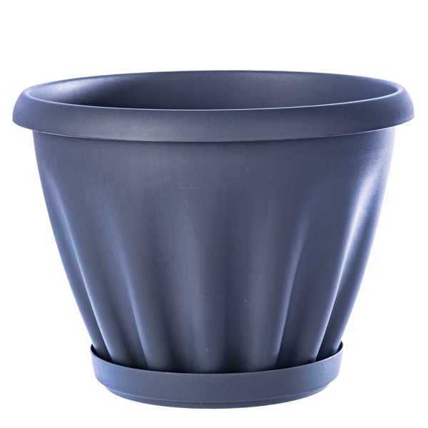 Горшок "Знатный" 3,9л d225мм графит