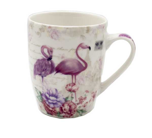 Кружка  350мл "Фламинго" в подарочной упаковке