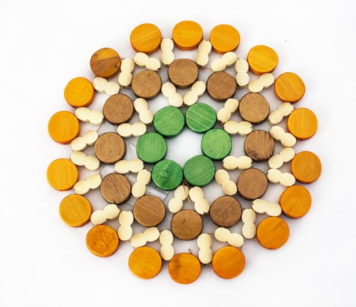 Подставка под горячее бамбуковая круглая 15см ( 480 ШТ )