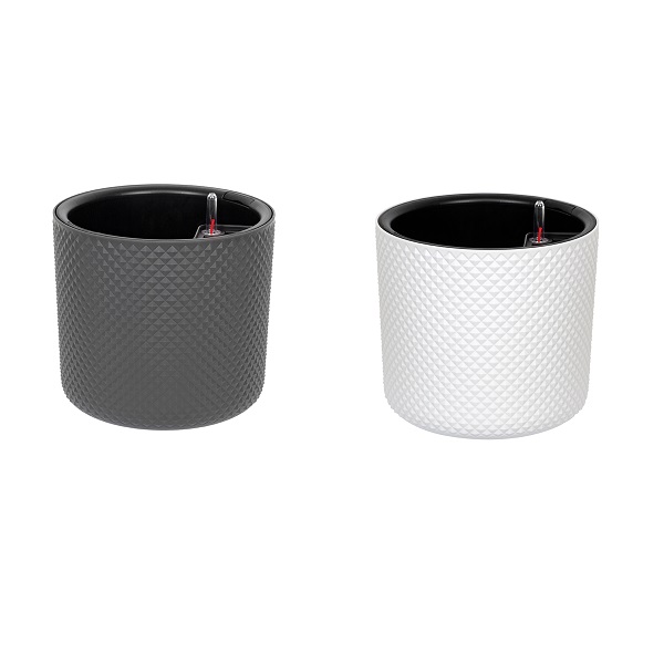 Кашпо ФАСЕТ D360мм 18л/29л с вставкой и автополивом (то)