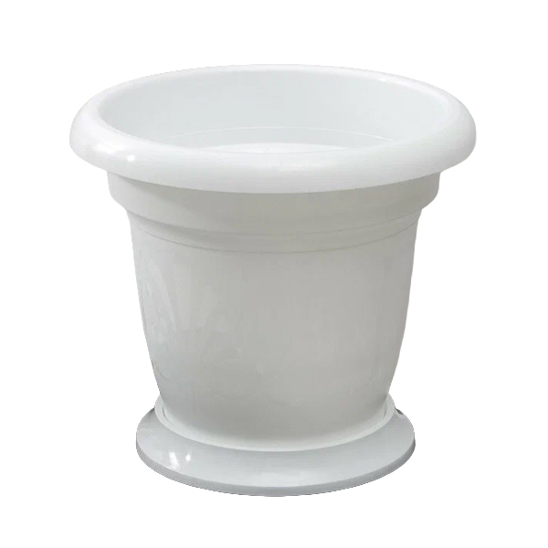 Кашпо "Тюльпан-4" (12,0л) белое