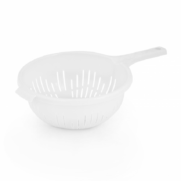 Дуршлаг с ручкой 2л (белый) (то)