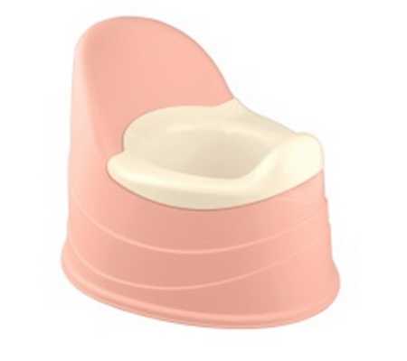 Горшок детский со вставкой (розовый) (то)