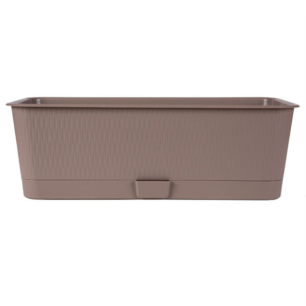 Ящик балконный "Прованс", 9,5л, с поддоном фраппе