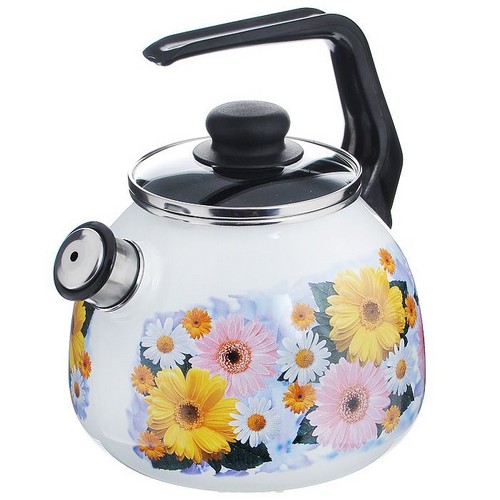 Чайник эмал сфер со свистком 3,0л Fernanda 1RC12