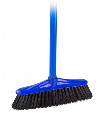 Щётка для пола "Комфорт" с черенком (микс)(то)