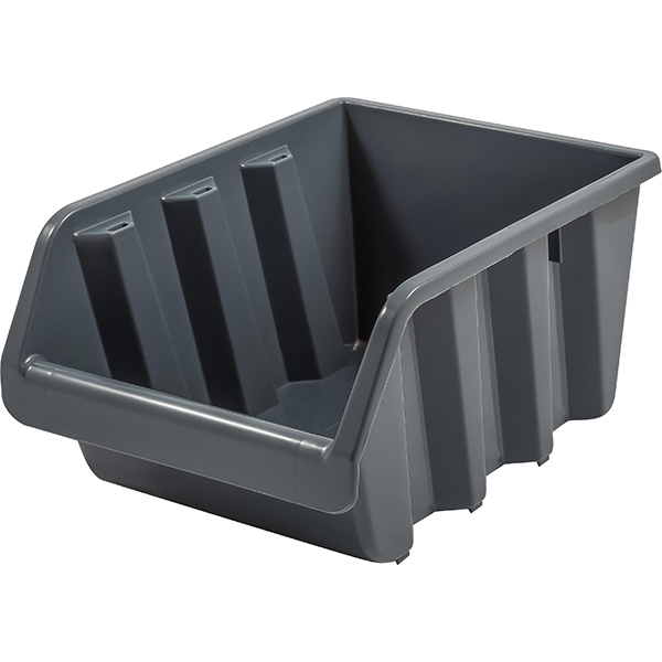 Лоток для метизов 24,5х17х12,5см серо-свинцовый (то)