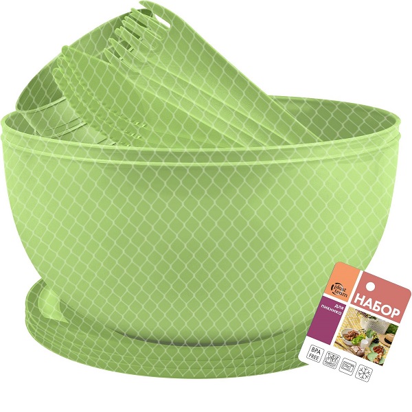 Набор для пикника Plast Team на 3 персоны 14 предметов (то)