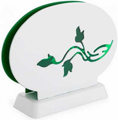 Салфетница Viola (зеленый полупрозрачный)(то)