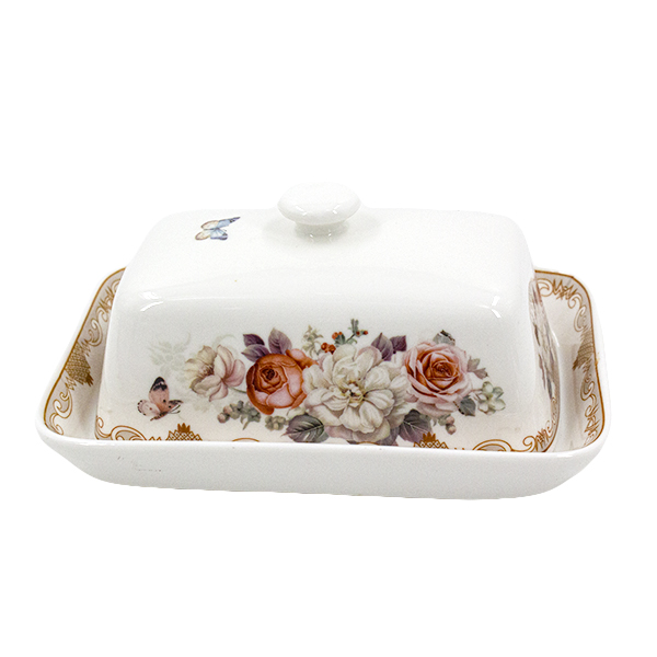 Масленка керамическая с крышкой