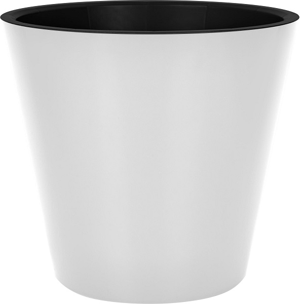 Горшок для цветов London D230мм 5л белый (то)