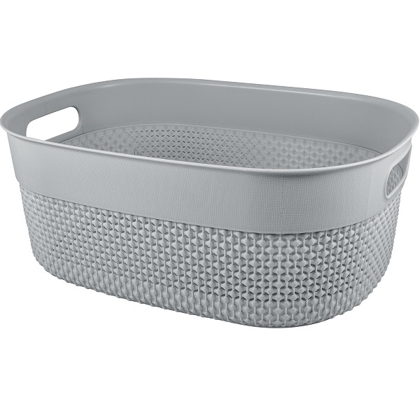 Корзина для хранения OSLO 12л серый шторм (то)