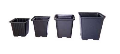 Горшок квадратный 7х7х8