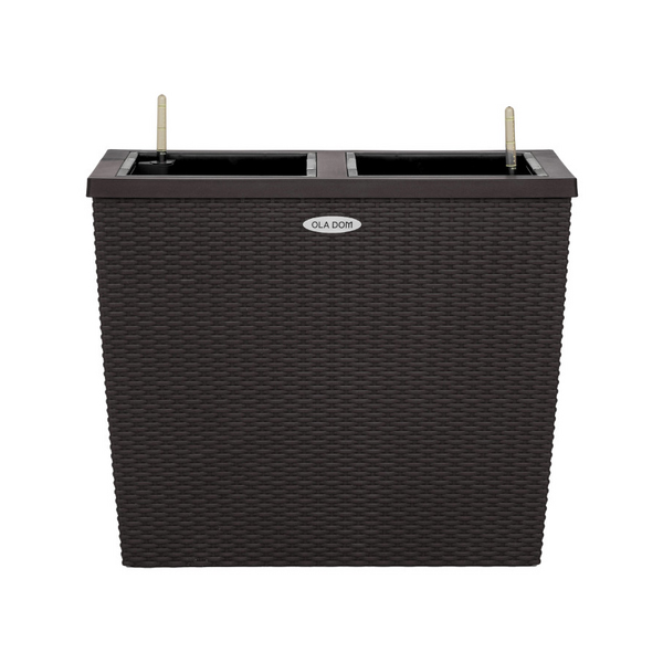 Кашпо RATTAN 28литров OLA DOM (коричневый)