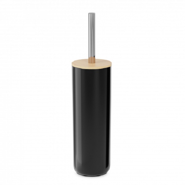 Ёрш туалетный "Бамбук" с подставкой (черный)(то)