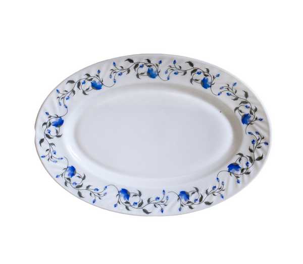 Блюдо сервировочное 30*23см НЕБЕСНЫЙ ВАСИЛЁК
