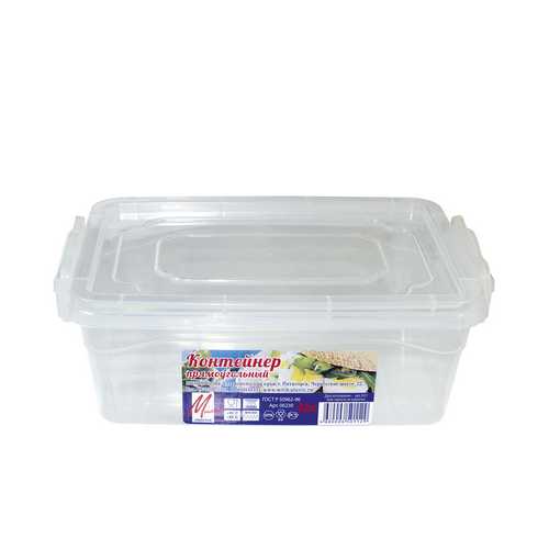 Контейнер прямоугольный для пищ.продуктов 0,5л
